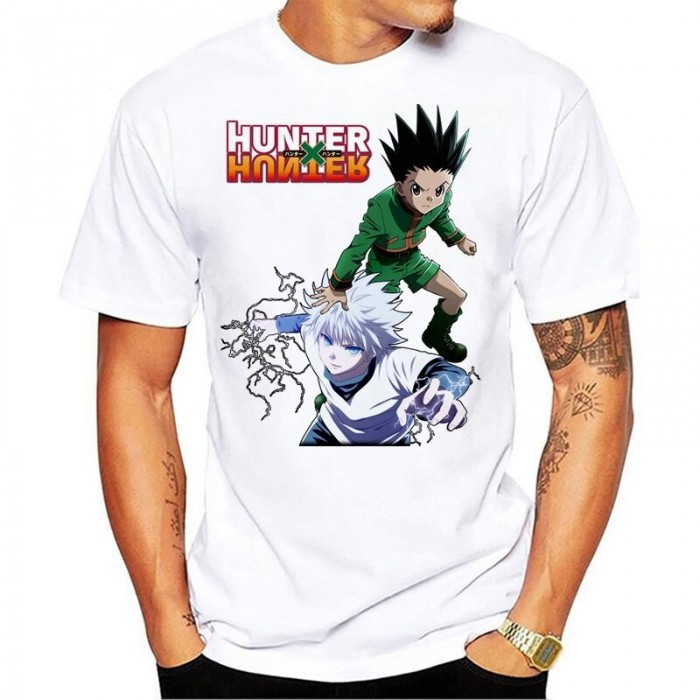 T-shirt Hunter de Gon et Kirua prêts au combat