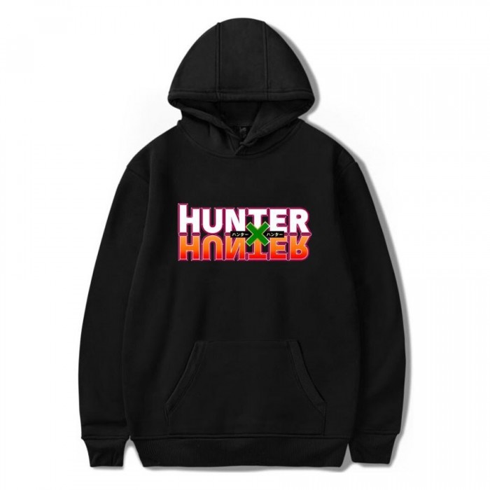 Sweat capuche logo Hunter x Hunter noir
